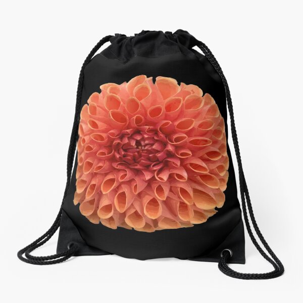 Blooming Dahlias Drawstring Bags Redbubble