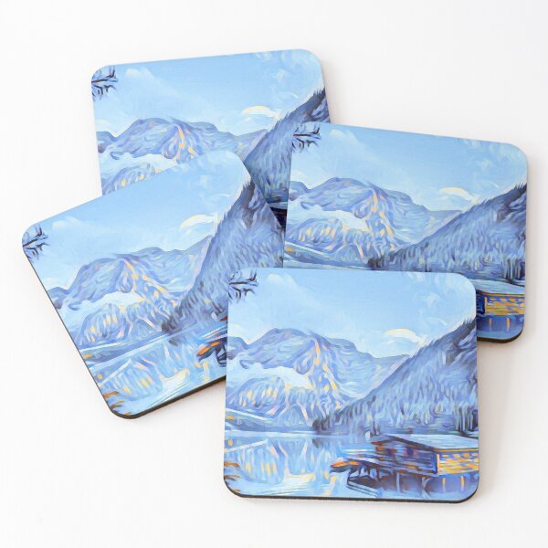 Item preview, Alaskan Winter Cabin Landscape Painting designed and sold by Gordon Nelson.