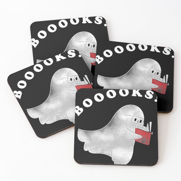 Item preview, Booooks Ghost Reading Books Halloween designed and sold by marciamulkey21.