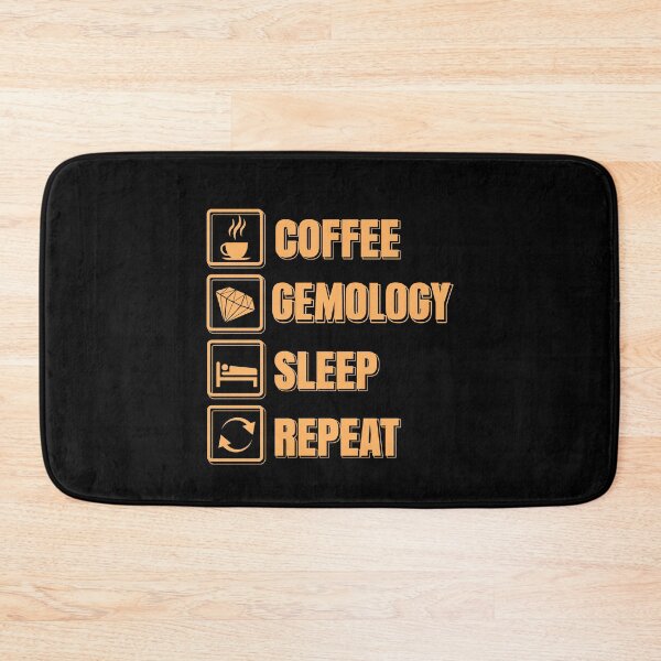 Item preview, Coffee Gemology Sleep Repeat Gemologist designed and sold by NeXore.