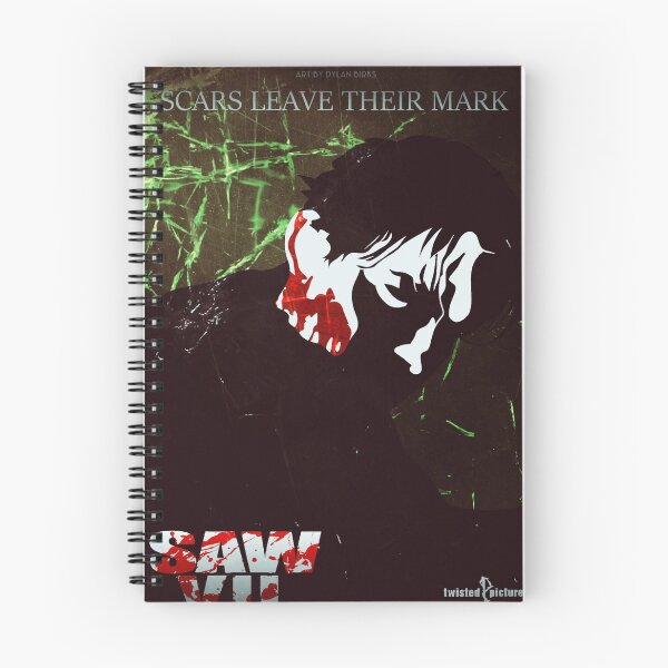 Item preview, SAW VII "SCARS LEAVE THEIR MARK" minimalistic poster design (colour) designed and sold by TwoToneTarget.