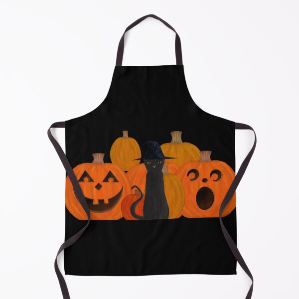 Item preview, Halloween Pumpkin Patch with Black Cat designed and sold by Melanie Graham.