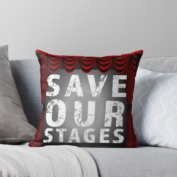 Item preview,  Save Our Stages design for supporting live events performers, venues and technicians designed and sold by AllLeftSides42.