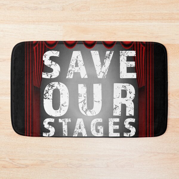Item preview,  Save Our Stages design for supporting live events performers, venues and technicians designed and sold by AllLeftSides42.