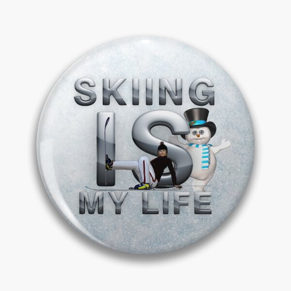 Item preview, Skiing is My Life designed and sold by teepossible.