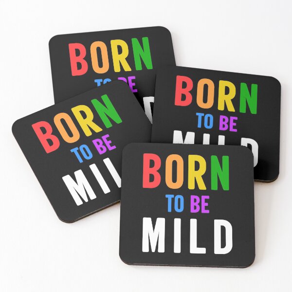 Item preview, Born to be mild LGBT Rainbow Gay Pride Christmas Gift designed and sold by aronia.