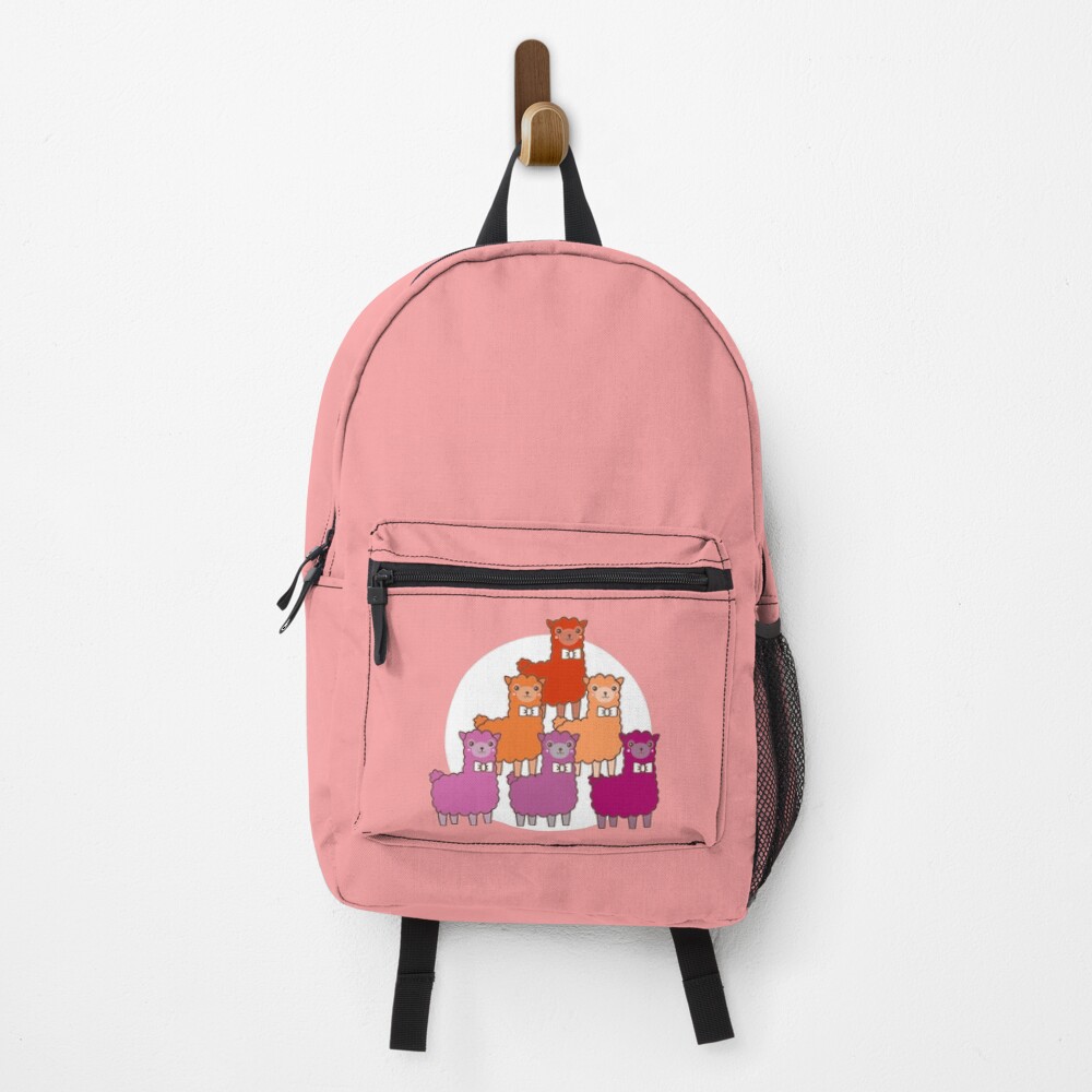 Lesbian llamas cute LGBT Backpack
