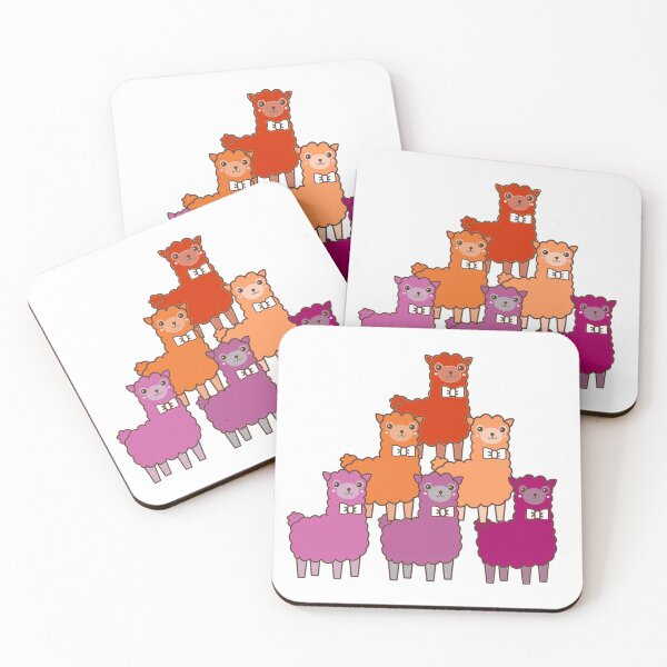 Item preview, Lesbian llamas cute LGBT designed and sold by incurablehippie.