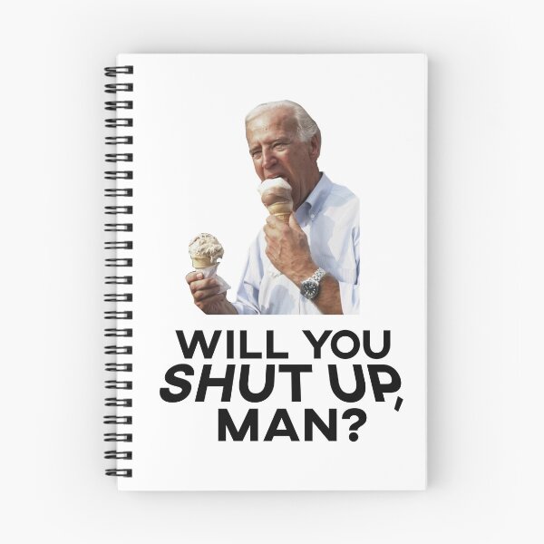 Item preview, Will You Shut Up Man? Joe Biden Eating Ice-cream  designed and sold by politicaltee.