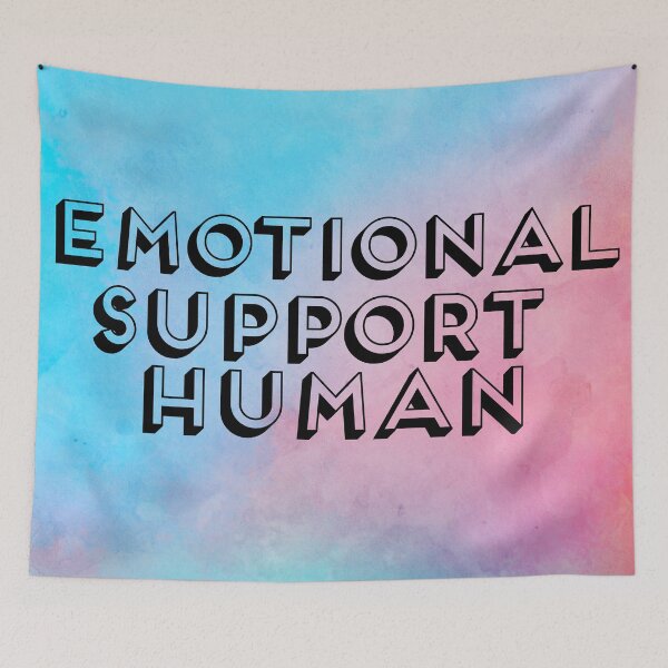 Item preview, Emotional Support Human designed and sold by MADINKSHOP.