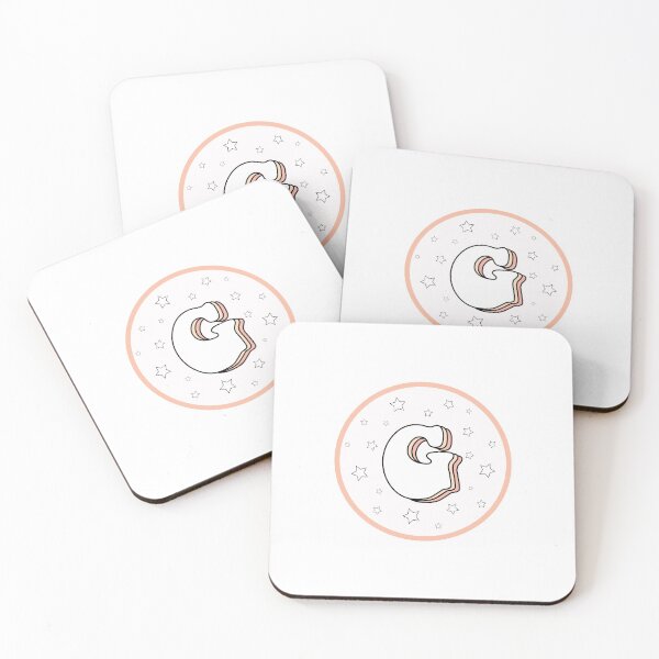 Item preview, Orangey Pink Letter G designed and sold by alwayselle.