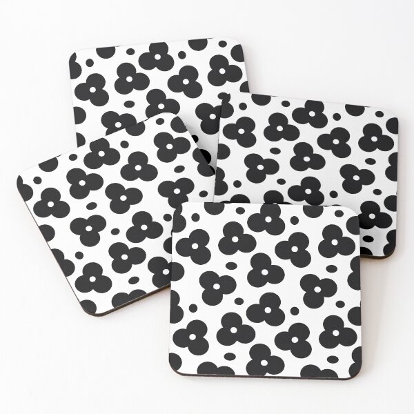 Item preview, Monochrom floral pattern designed and sold by ivanoel.