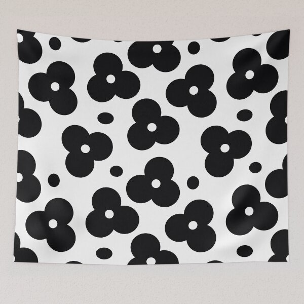 Item preview, Monochrom floral pattern designed and sold by ivanoel.