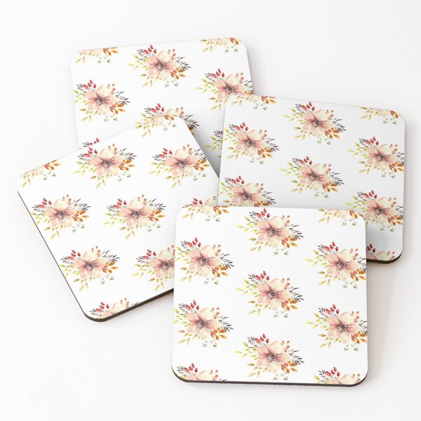 Item preview, Watercolor hand drawn flower arrangement pattern designed and sold by PurrfectCorner.