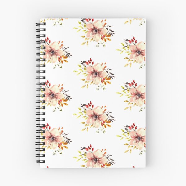 Item preview, Watercolor hand drawn flower arrangement pattern designed and sold by PurrfectCorner.