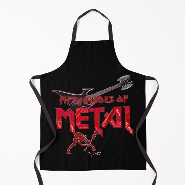 Item preview, Fifty Blades (sub-genres) Of Metal music (#2 of 2) designed and sold by SolidEarthArt.
