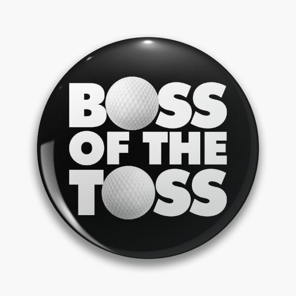 Item preview, Boss of the Toss Funny Golfer Saying designed and sold by elhefe.