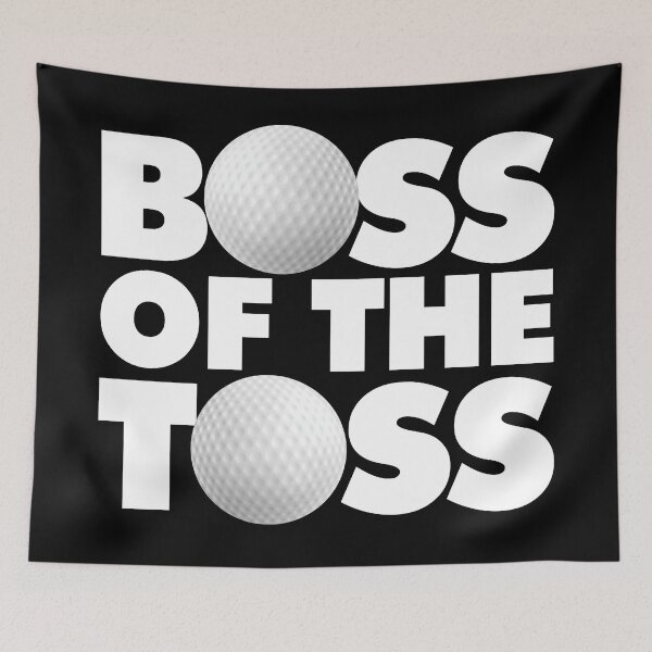 Item preview, Boss of the Toss Funny Golfer Saying designed and sold by elhefe.