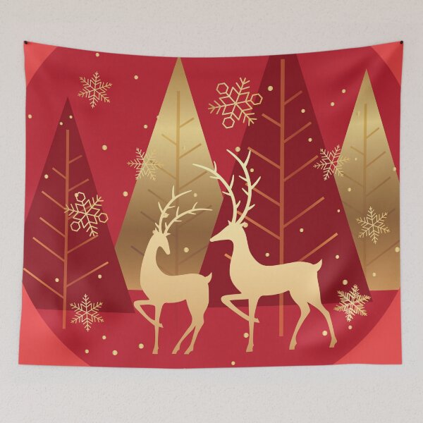 Item preview, Red and gold christmas designed and sold by urban-color.