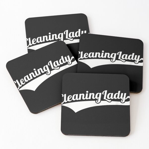Cleaning lady Coasters (Set of 4)