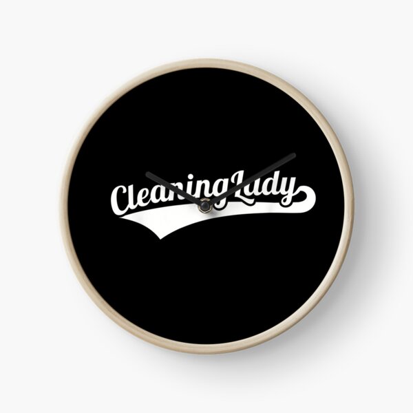 Cleaning lady Clock