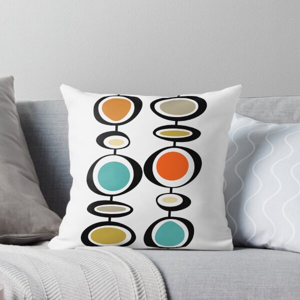 Item preview, Colorful Mid Century Modern Abstract Circles designed and sold by Orchard Berry.