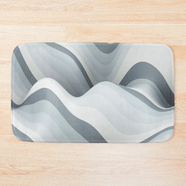 Item preview, Waves Trendy White Gray designed and sold by ankitagrawal.