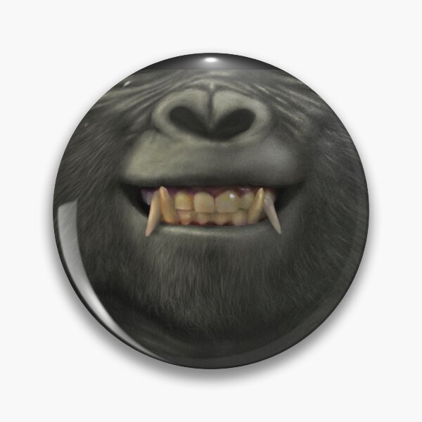 Item preview, Gorilla Face with Smile designed and sold by Toledo Art.
