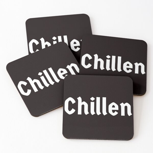 Item preview, Chill Chillen Relax Funny German Writing designed and sold by Time4German.