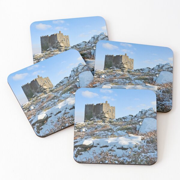 Item preview, Carn Brea Castle in the snow designed and sold by bitm2007.