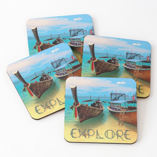 Item preview, Explore - Boats of Thailand designed and sold by HeatherEthereal.