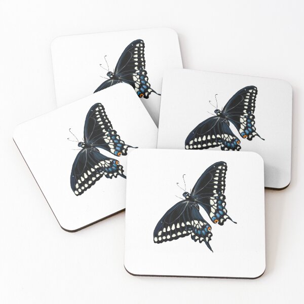 Item preview, Black Swallowtail Butterfly designed and sold by Katie Morris Art.
