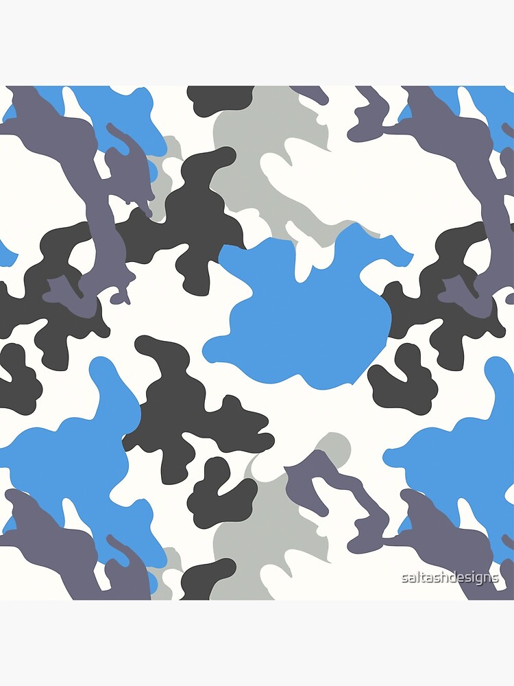 blue camo blocks flyer