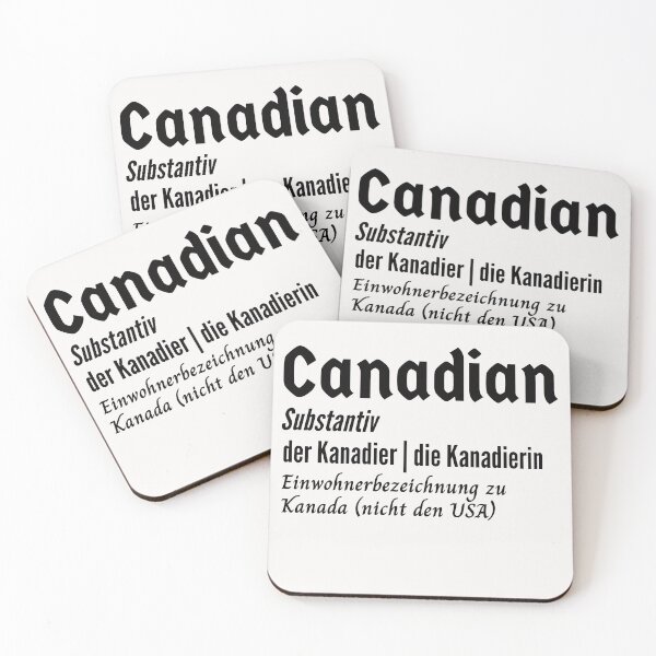 Item preview, Canadian not American German Definition designed and sold by Time4German.
