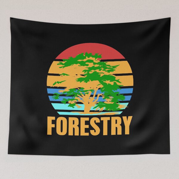 Item preview, Forestry Vintage Retro designed and sold by NeXore.