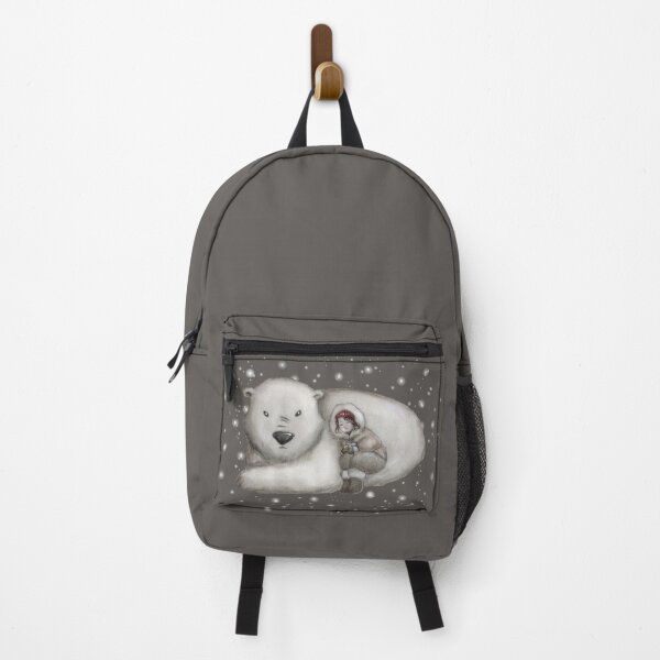 Item preview, Sleeping girl and polar bear in the snow designed and sold by Denise, Denisn't.