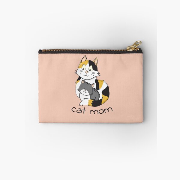 Item preview, Cute calico cat mom with tabby kitten  designed and sold by Creacats.