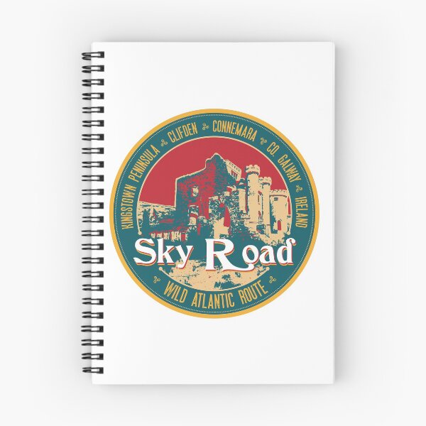 Item preview, Wild Atlantic Way Sky Road, Clifden, Connemara, Galway Ireland Sticker designed and sold by ROADTROOPER.