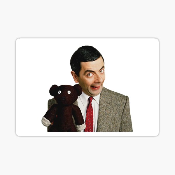 Mr. Bean und Teddy Sticker