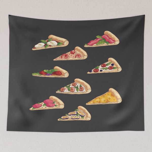 Item preview, Assorted Pizza Slices designed and sold by Alicia Chee.