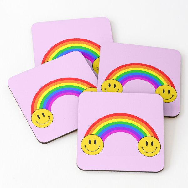 Item preview, Rainbow Bright Smile | Happy Face | Purple | designed and sold by HappyFaceCo.