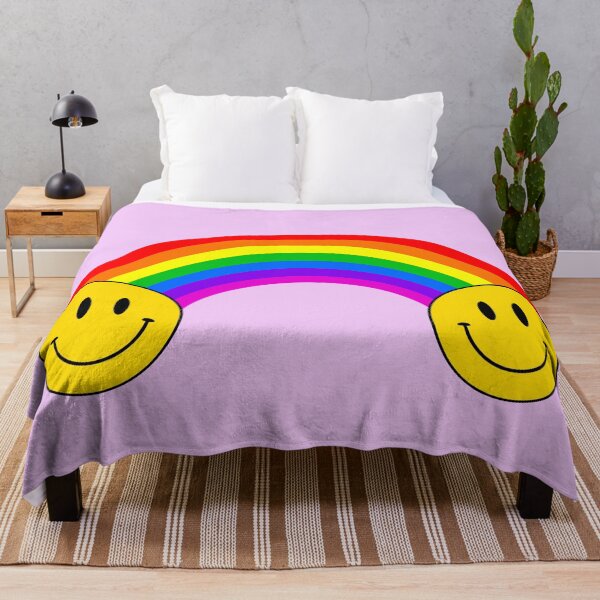 Item preview, Rainbow Bright Smile | Happy Face | Purple | designed and sold by HappyFaceCo.