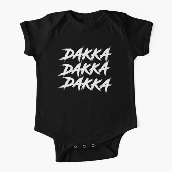 Dakka Dakka Dakka - Ork Saying Quote Short Sleeve Baby One-Piece