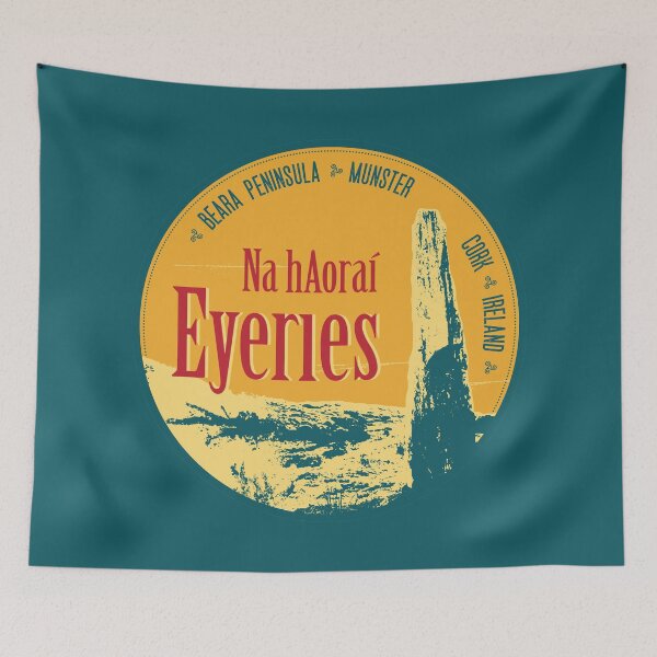 Item preview, Wild Atlantic Way Eyeries, Beara Peninsula Ireland T-Shirt + Sticker designed and sold by ROADTROOPER.