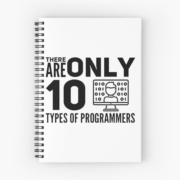Item preview, There Are Only 10 Types Of Programmers (black) designed and sold by Stornu2Ruedas.