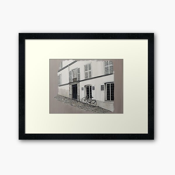 La Bicyclette Framed Art Print