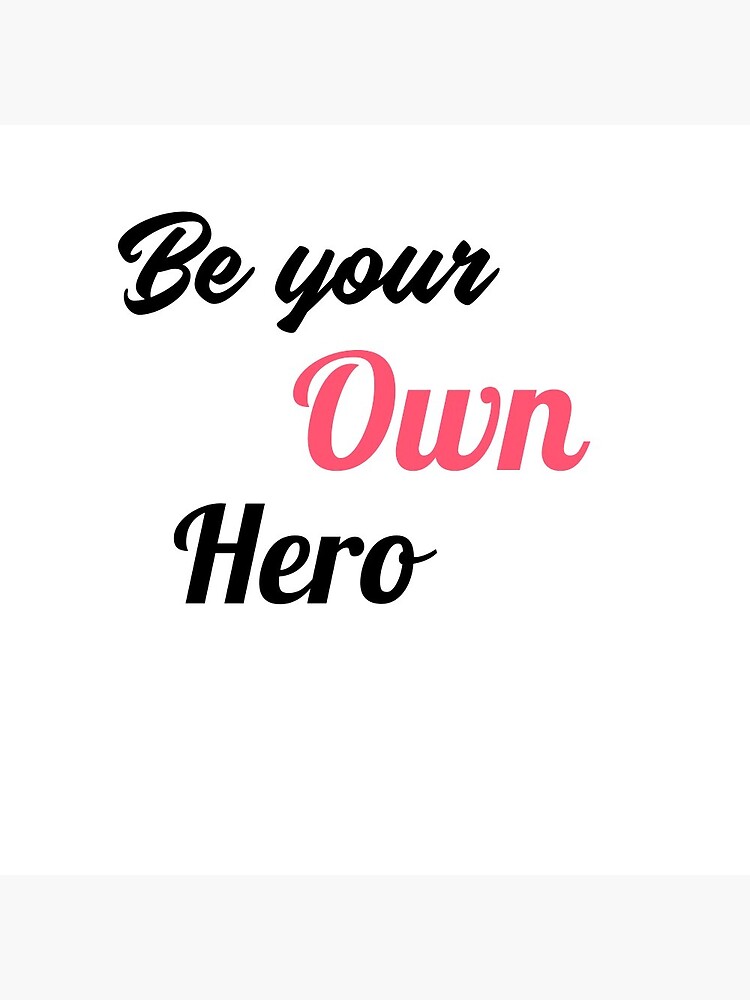 BE YOUR OWN HERO BASEBALL PIN