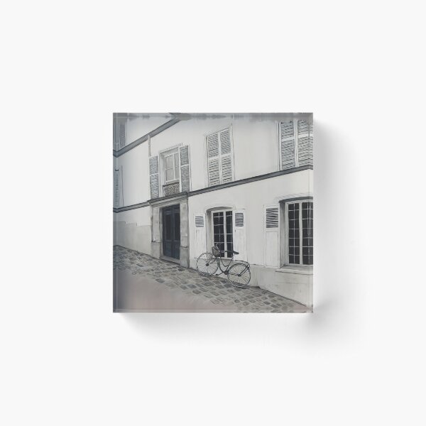 La Bicyclette Acrylic Block