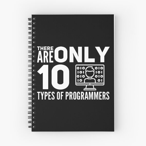 Item preview, There Are Only 10 Types Of Programmers (white) designed and sold by Stornu2Ruedas.