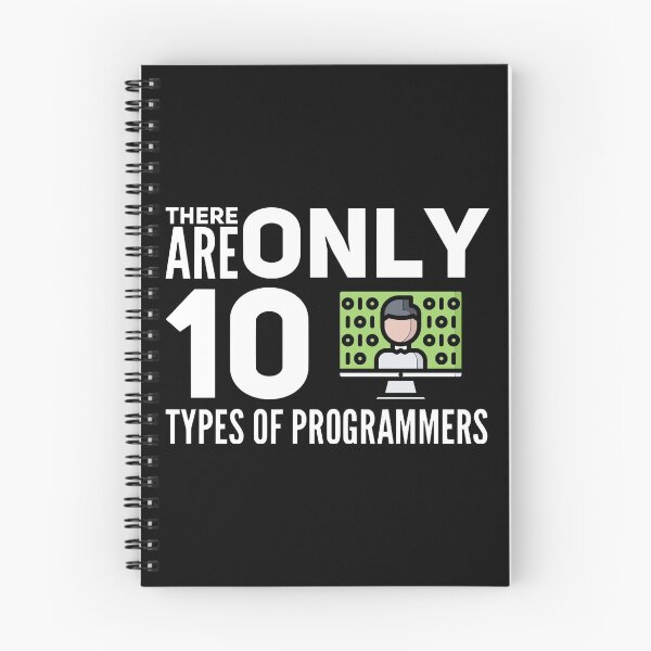 Item preview, There Are Only 10 Types Of Programmers (color white) designed and sold by Stornu2Ruedas.